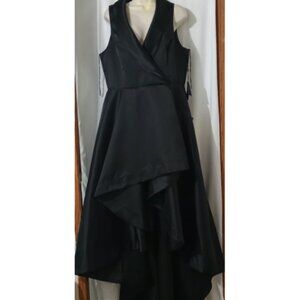 NWOT Adrianna Papell Tuxedo High Low Gown